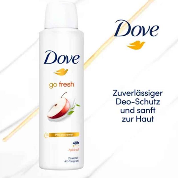 بخاخ مزيل العرق جو فريش برائحة التفاح، 150 مل. Antitranspirant Deospray Go Fresh Apfelduft, 150 ml