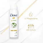 بخاخ مزيل العرق جو فريش برائحة الخيار، 150 مل Antitranspirant Deospray Go Fresh Gurkenduft, 150 ml