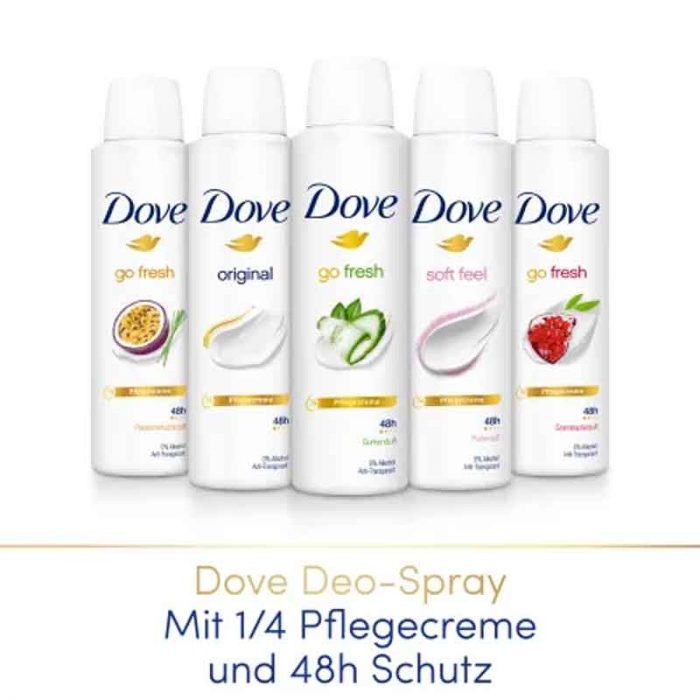 بخاخ مزيل العرق جو فريش برائحة الخيار، 150 مل Antitranspirant Deospray Go Fresh Gurkenduft, 150 ml
