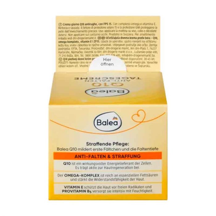 كريم الوجه المضاد للتجاعيد Q10 SPF 15، 50 مل