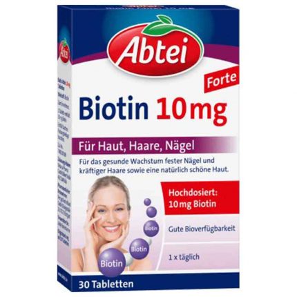 أقراص البيوتين، 30 قرص Biotin Tabletten Abtei