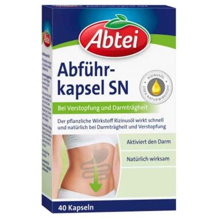 كبسولات ضذ القبض 40 كبسولة Abführ-Kapseln Abtei