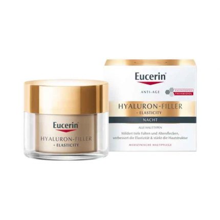 Hyaluron-Filler + Elasticity Nachtpflege Eucerin رعاية ليلية مرنة