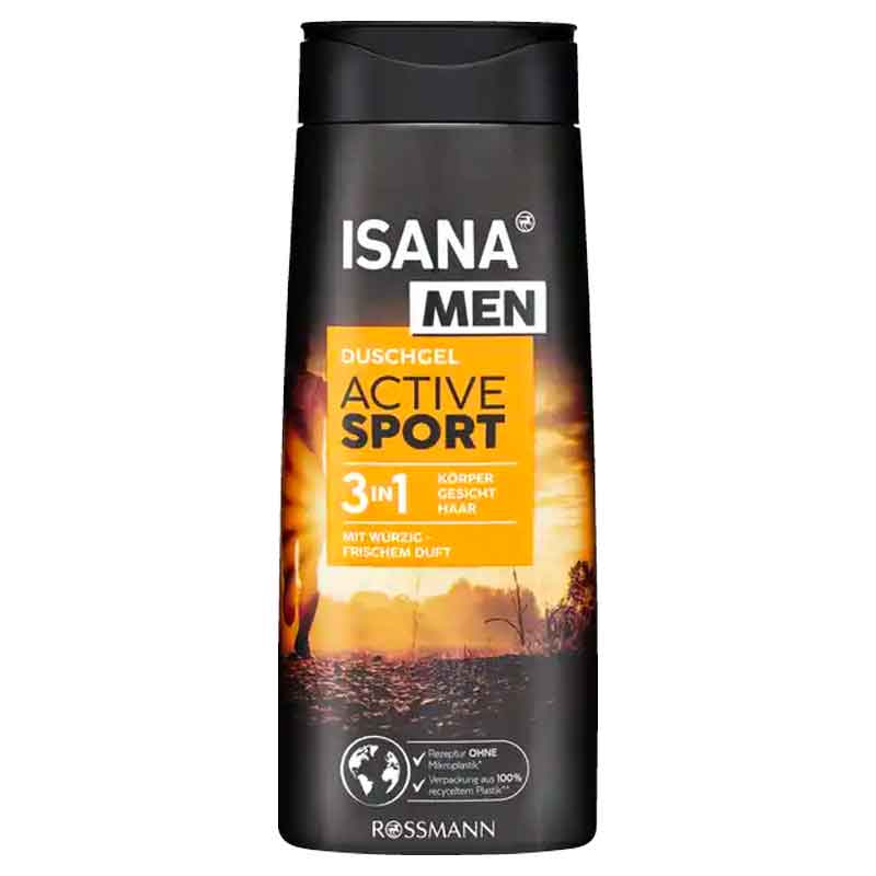 جل الاستحمام الرياضي 3 في 1 ISANA