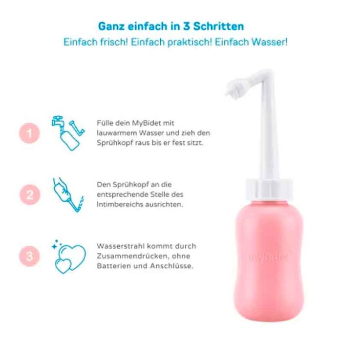 منظف للمهبل روزي، جد عملي وسهل الاستعمال Vaginal (mybidet)