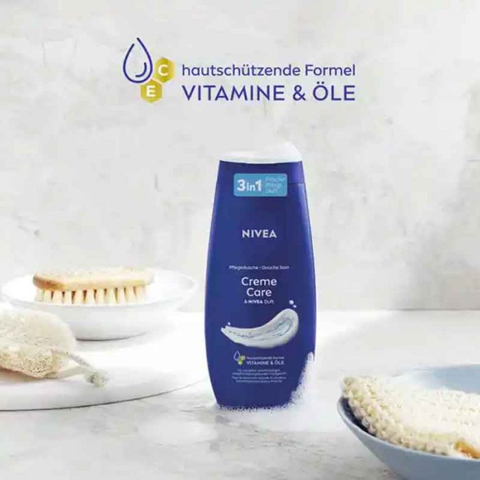 كريم الاستحمام للعناية وعطر NIVEA