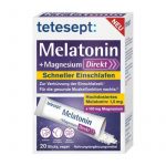 أعواد الميلاتونين والمغنيسيوم المباشرة Melatonin Magnesium Direkt Sticks Tetesept
