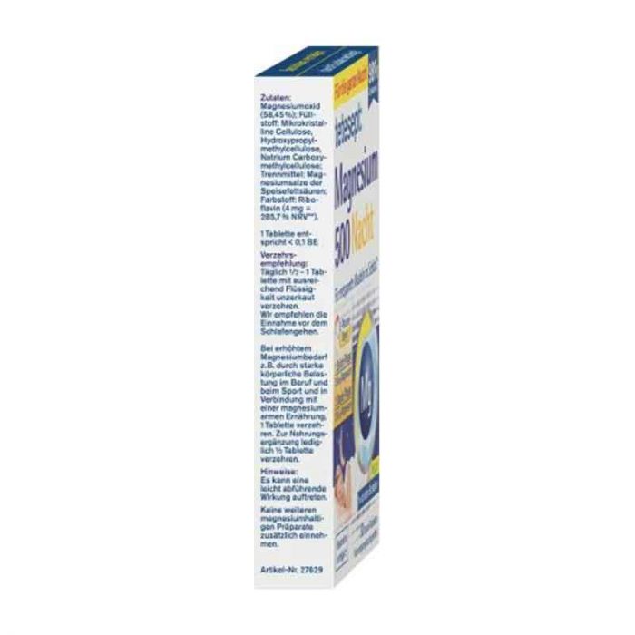 أقراص ماغنسيوم ليلية 30 قطعة Magnesium Tabletten Nacht Tetesept