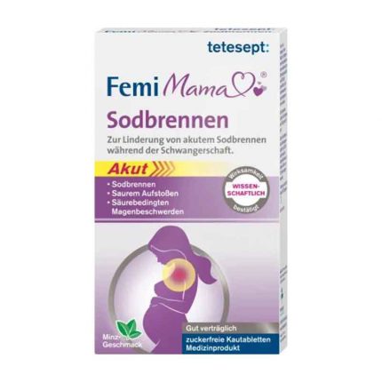 فيمي ماما لحرقة المعدة، 10 قطع Femi Mama Sodbrennen Tetesept