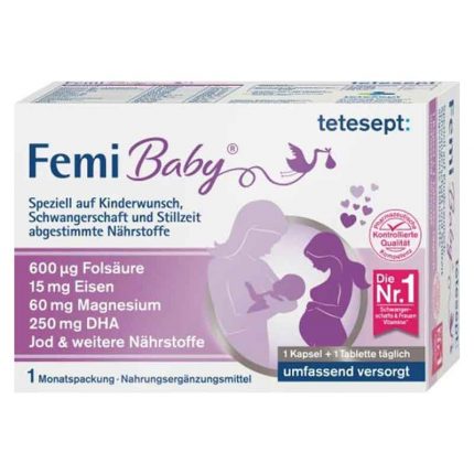 مكمل غذائي للنساء فيمي بيبي Femi Baby من المانيا Tetesept